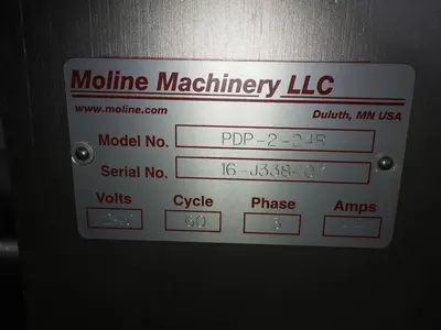 Unused Moline Dough Plow and Compression Roller