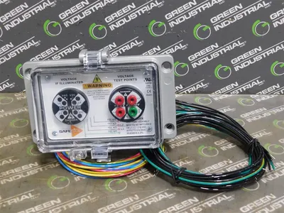 SafeSide P-S10S21-M3RX Voltage Test Station Voltage Indicator & Test Point New