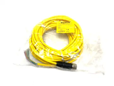NEW TURCK MULTIFAST SINGLE ENDED CORDSET M23 19-PIN TO PIGTAIL