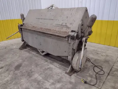 8' x 1/4" CHICAGO DREIS & KRUMP POWERED APRON BRAKE: STOCK 23704