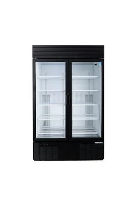 181-0025 Habco SE46HCRxG Glass Double Door Self-Contained Cooler