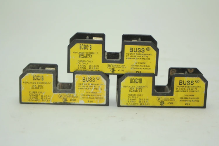 Used Buss BC6031B Fuse Accessories California US | Davliegogo LLC #1705505