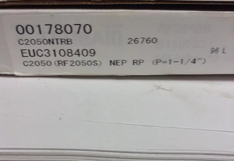 New | in-Stock TSUBAKI C2050NTRB RF2050S Conveyor Parts Ohio US | Surplus Asset Holdings #1233867