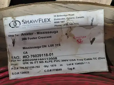 Used SHAWFLEX 4B020M160112008 Cable & Wire British Columbia CA | Lenmark #1440000