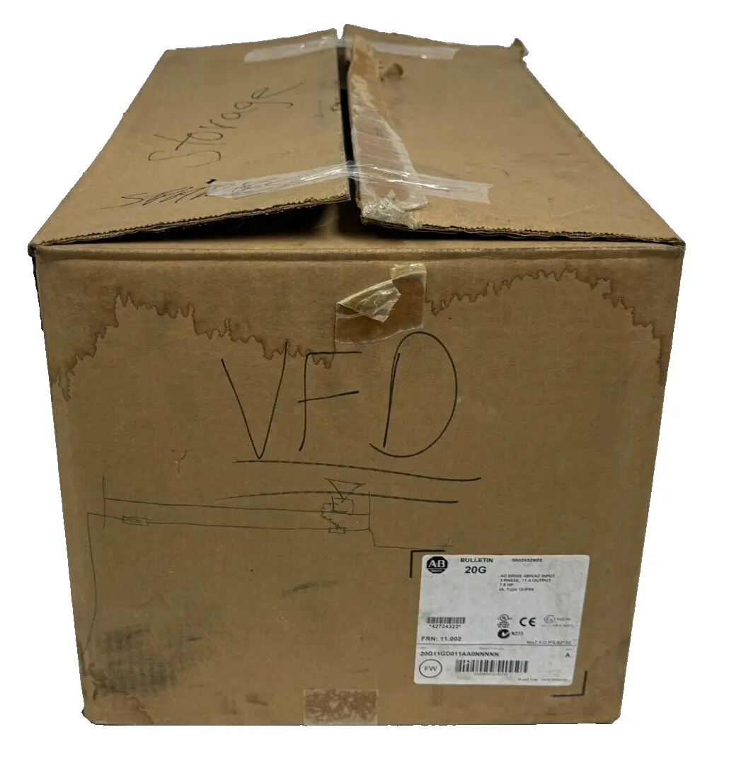 20G11GD011AA0NNNNN POWERFLEX 755 SER. A 7.5HP PRE-OWNED UNUSED SURPLUS