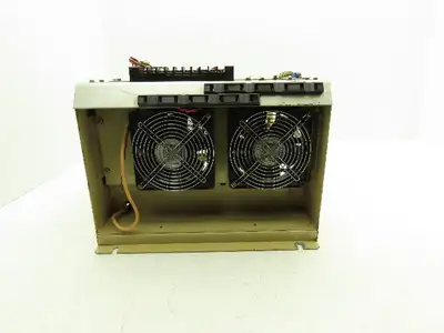Mitsubishi MELDAS-YQ8C Control Unit Type UF740B CNC 11-Slot Card Rack
