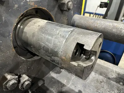 200 TON (2-3/8" TO 9-5/8") DIAMETER TRUE GRIT MODEL CT200 HYDRAULIC TUBE & PIPE PUSH POINTER / END FORMER/ SWAGING PRESS: STOCK #22399