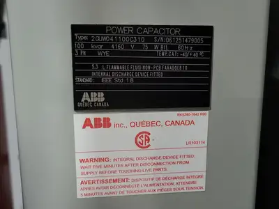 USED BENSHAW CFMVRSM18-450-4160-1