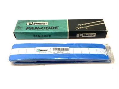 New | in-Stock Panduit Self Laminating Vinyl Wire Marker Cards BOX OF 15 CARDS Blank Label Michigan US | Maverick Industrial Sales #1392493