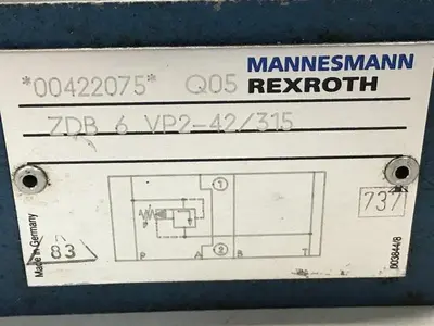 USED REXROTH ZDB 6 VP2-42/315