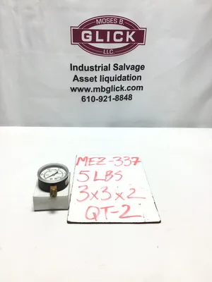 Marsh J4674 1500PSI Pressure Gauge (Lot of 2)