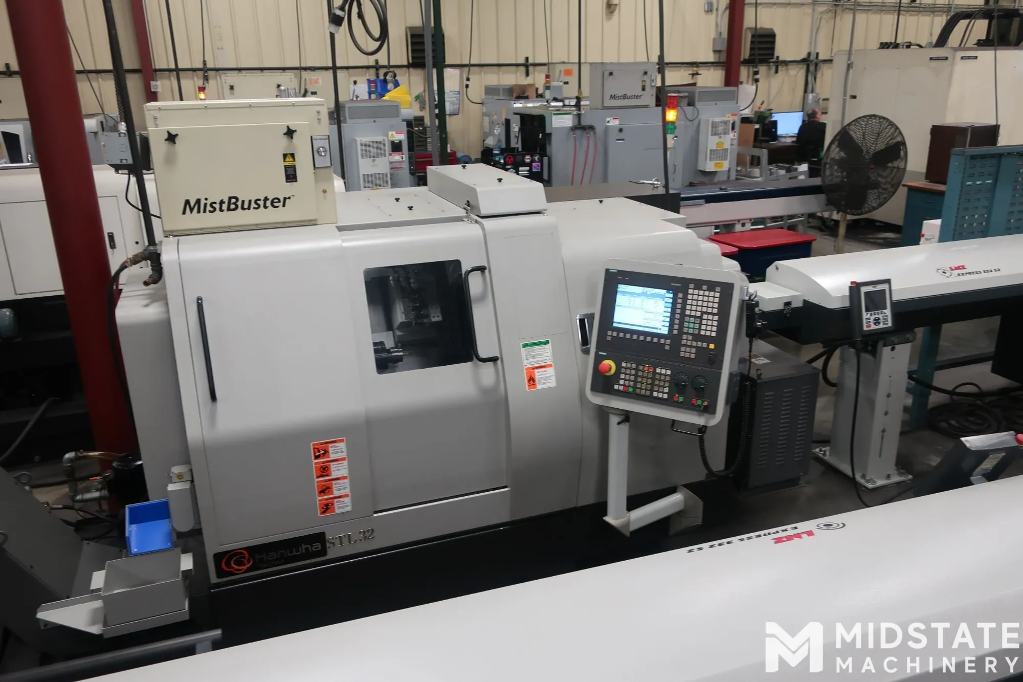 Hanwha STL32H CNC Swiss Lathe, New in 2013