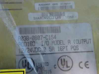 New | in-Stock FANUC A03B0807C154 PLC Input & Output Ohio US | HGR 24 #1187223