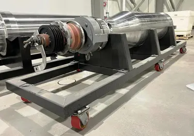 (2) GEA Westfalia ProteinMaster CF 6000 sanitary tricanter rotating assemblies, 316SS.