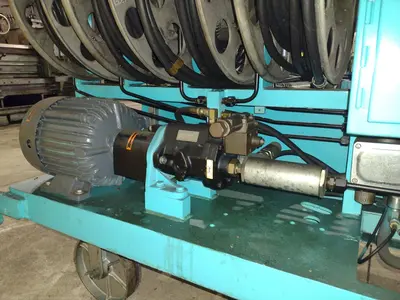 40 TON MODERN HYDRAULICS 4 CYLINDER PORTABLE HYDRAULIC DIE SETTING & SEPARATING SYSTEM: STOCK #23774