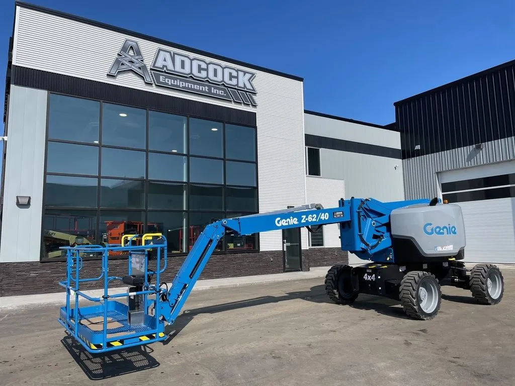 New | in-Stock 2026 GENIE Z-62/40 ARTICULATING BOOM LIFT Articulating Boom Lifts Alberta CA | Adcock Equipment #1418100