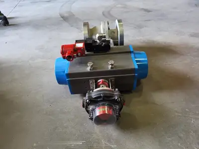 3" Flanged Ball Valve w/ Valbia 125 Actuator
