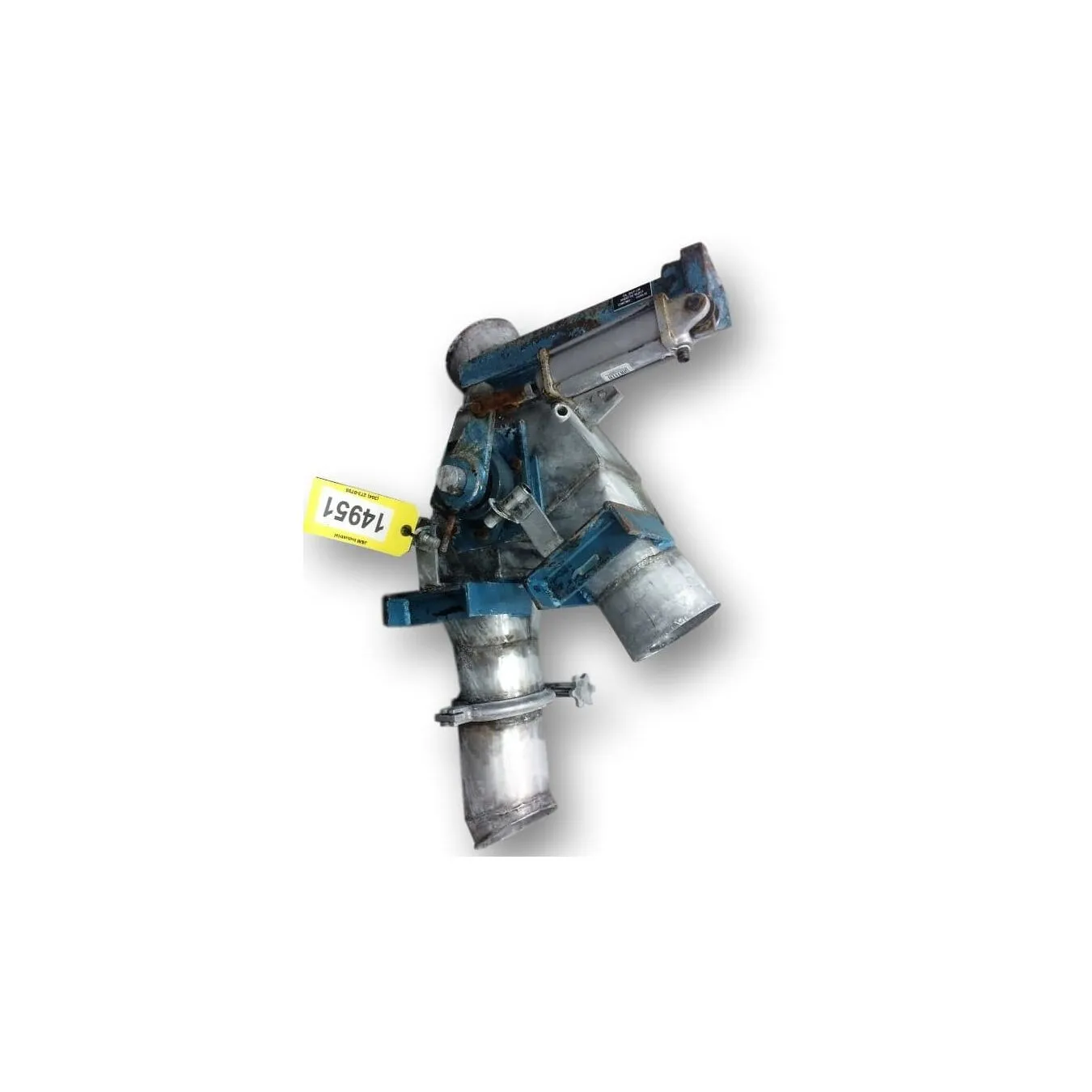 Used 6" Stainless Steel Dry Bulk Reject Diverter Valve