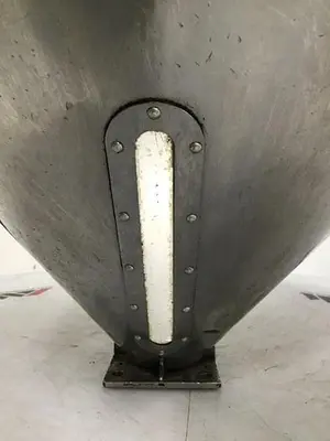 USED METAL FABRICATOR HOPPER