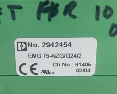 NEW PHOENIX CONTACT EMG-75-NZG-G24-2 VOLTAGE REGULATOR 2942454 EMG75NZGG242