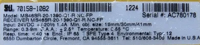 USED STI 70157-1013 TRANSMITTER 70158-1082 RECEIVER 54-3/4" 701571013 4600