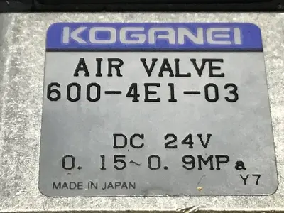 USED KOGANEI 600-4E1-03