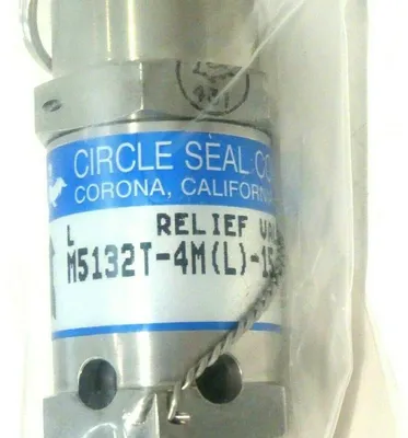 NEW CIRCLE SEAL CONTROLS M5132T-4ML-15 RELIEF VALVE M5132T4ML15