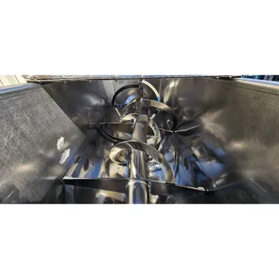 Used 35 Cu/Ft Stainless Steel Jacketed Double Ribbon Mixer