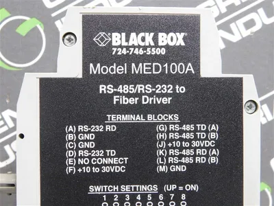 USED BLACK BOX MED100A