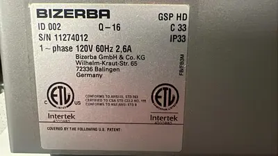 Used Bizerba Used Bizerba GSP HD Automatic 13" Gravity Deli Meat Slicer - 120V - JJ Slicers / Dicers / Cutters Illinois US | Falcon Restaurant Supply #1373501