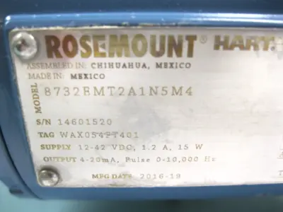 Used Rosemount 8705TSA020S1M0N5B3 Sensors New Hampshire US | Bitter End Trading #1452845
