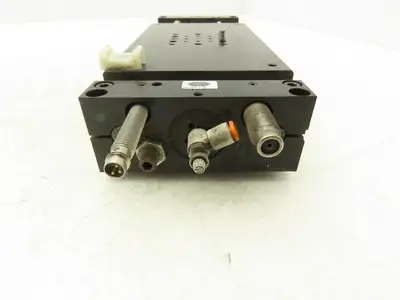 De-Sta-Co DLB-12M-L-C-50 Pneumatic Linear Base Slide/Guide Cylinder 50mm Slide