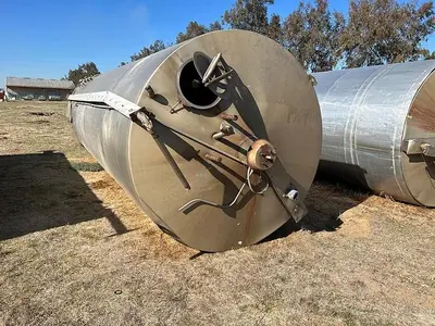 Tank, 8,600 Gallon, S/st, Storage Tank, 94" x 24' high #S744776