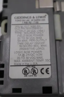 DANAHER MOTION M.1017.3095 R3 / M10173095 R3 GIDDINGS & LEWIS MODULE #6039