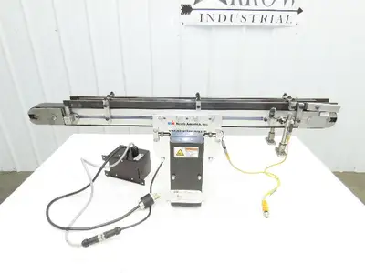 MK North America GUF-P 2000 50mm x 900mm Belt Conveyor 115V Variable Speed Drive