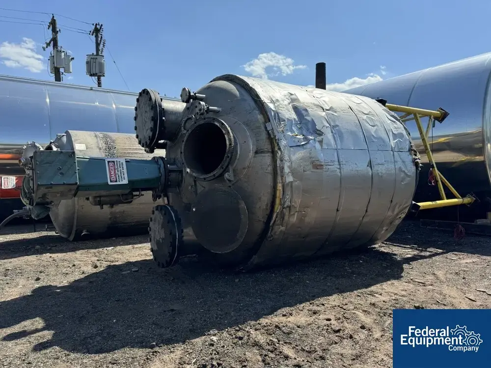 USED Alloy Fabricators 2,500 Gal Alloy Fab Reactor, 316L S/S, 85/150#