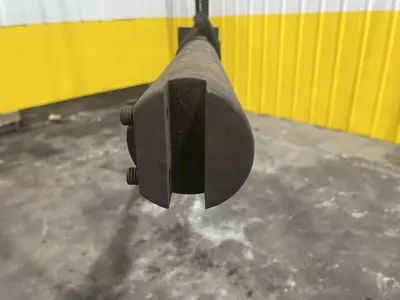 4" DIAMETER X 105" LONG BORING BAR WITH MORSE TAPER: STOCK #20650