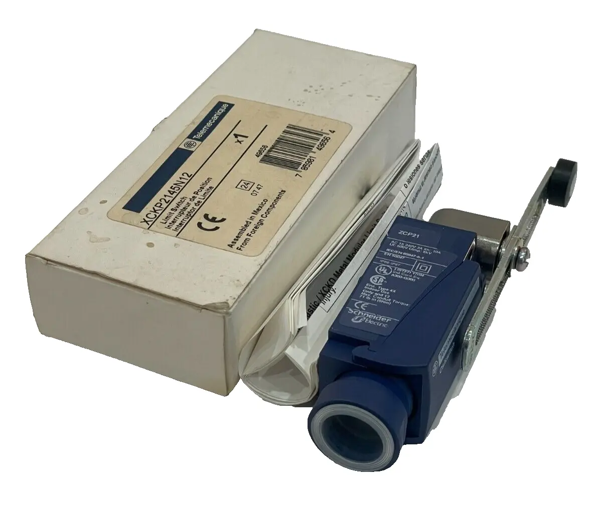 NEW TELEMECANIQUE XCKP2145N12 LIMIT SWITCH