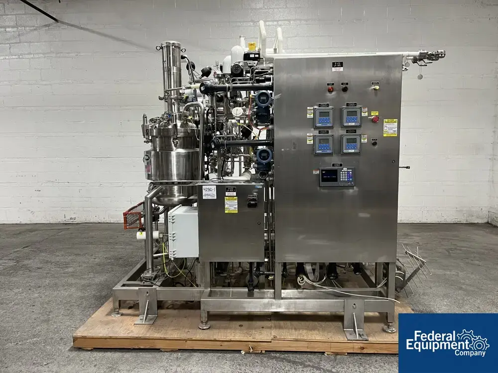 USED T & C Stainless 60 Liter T & C Reactor Skid, 316L S/S, 45/150#