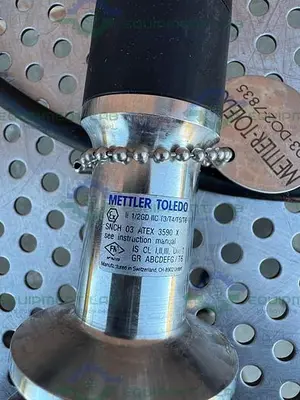 USED METTLER TOLEDO SNCH 03 ATEX 3590 X ELECTRODE W/ THORNTON 1200-21 PH AMPLIFIER