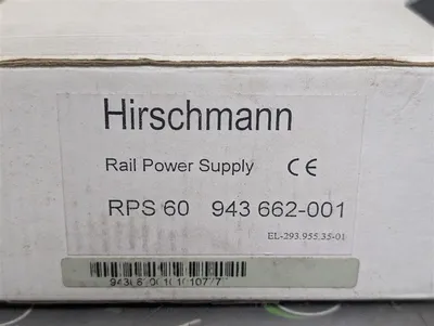 Hirschmann RPS 60 Building-In Power Supply 24.5VDC 2.5A New NIB