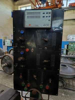 SEDIN Turret Type Vertical Turning Lathe, very nice condition, retrofitted 2017, 120 work hrs