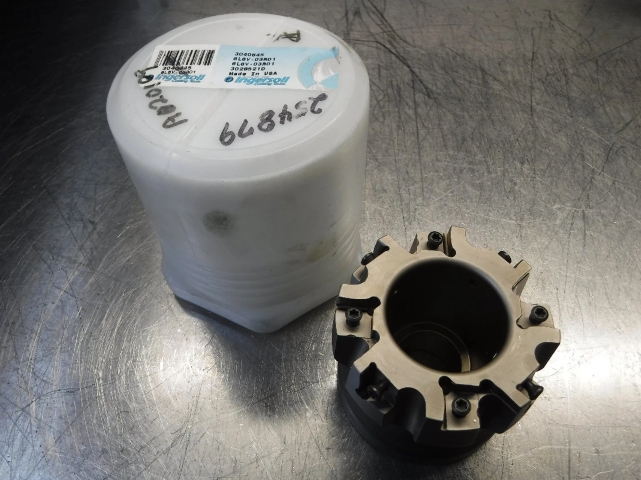 Ingersoll 3" Indexable Facemill Cutter 1" Arbor 6L6V-03R01 (LOC994B)