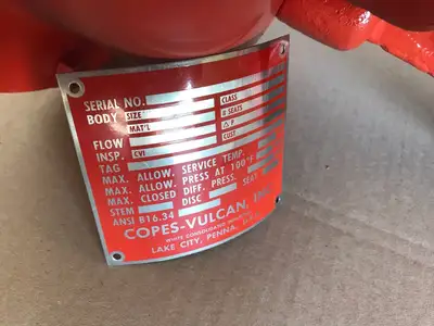 J912196873, ACT, D10199RCS, 2R129 43R | Copes Vulcan Actuator Operator Control L-138049 for Globe Valve 1500 lbs 2" Inch - New Other
