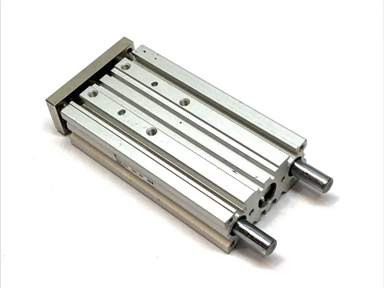 Used SMC COMPACT GUIDED CYLINDER 12MM BORE 75MM STROKE Pneumatic Cylinders | Maverick Industrial Sales #1099933
