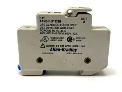 Used ALLEN BRADLEY ALLEN BRADLEY 1492-FB1C30 SER Fuse Accessories | Maverick Industrial Sales #1111787