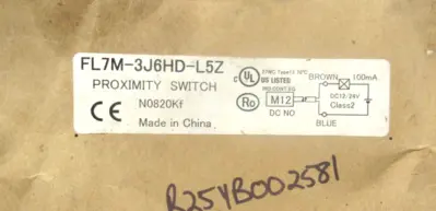 NEW AZBIL FL7M-3J6HD-L5Z PROXIMITY SWITCH FL7M3J6HDL5Z
