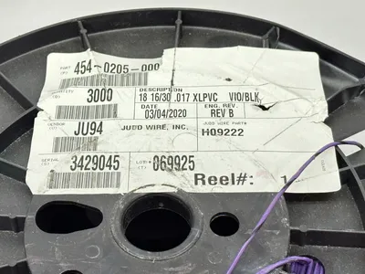 454-0205-000 | Judd Wire  18AWG 16/30 .017 XLPVC H09222 2700ft REMAINING - New Other