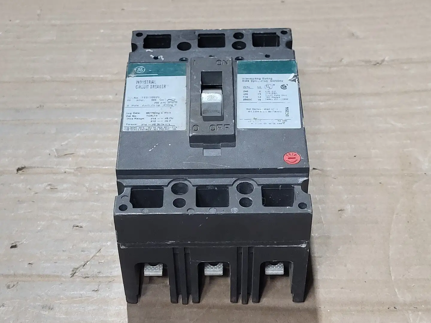 USED GENERAL ELECTRIC TED136020