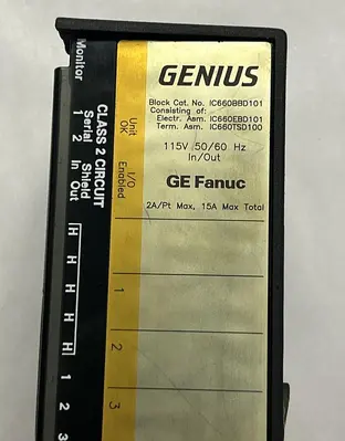 USED GE FANUC IC660BBD101